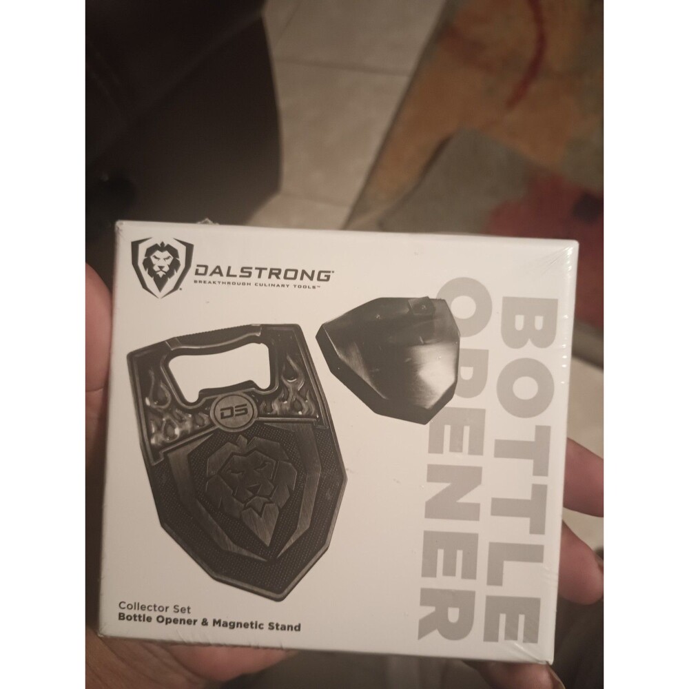 Beer Bottle OPENER w/ DALSTRONG GLADIATOR Series Emblem w/ NEODYMIUM N52 Magnet